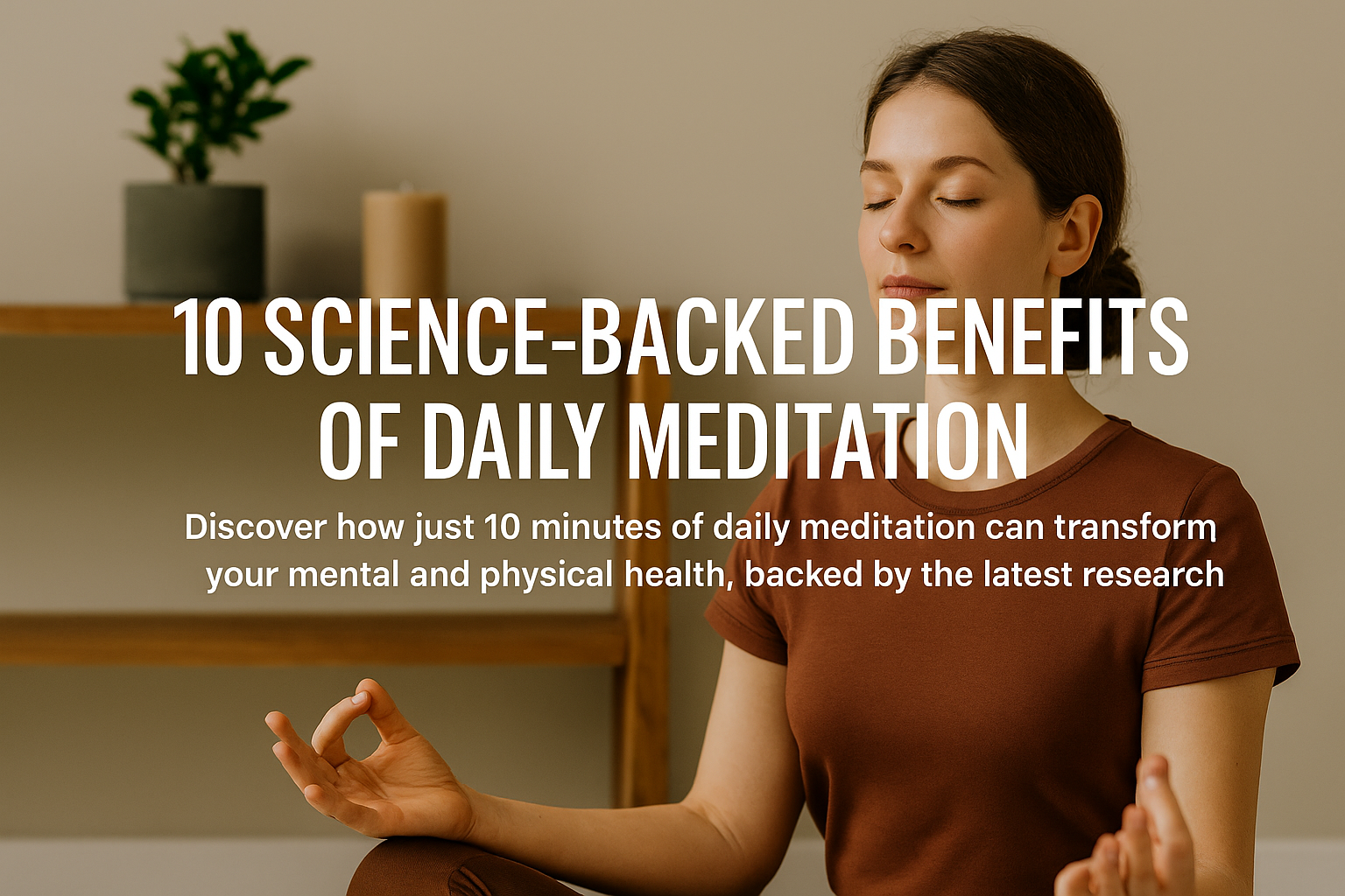 10 Science-Backed Benefits of Daily Meditation